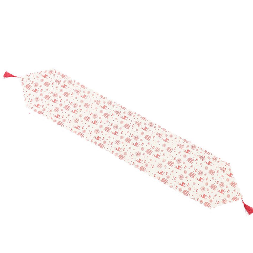 Christmas Decoration Linen Printed Table Flag Tablecloth Tablecloth Placemat