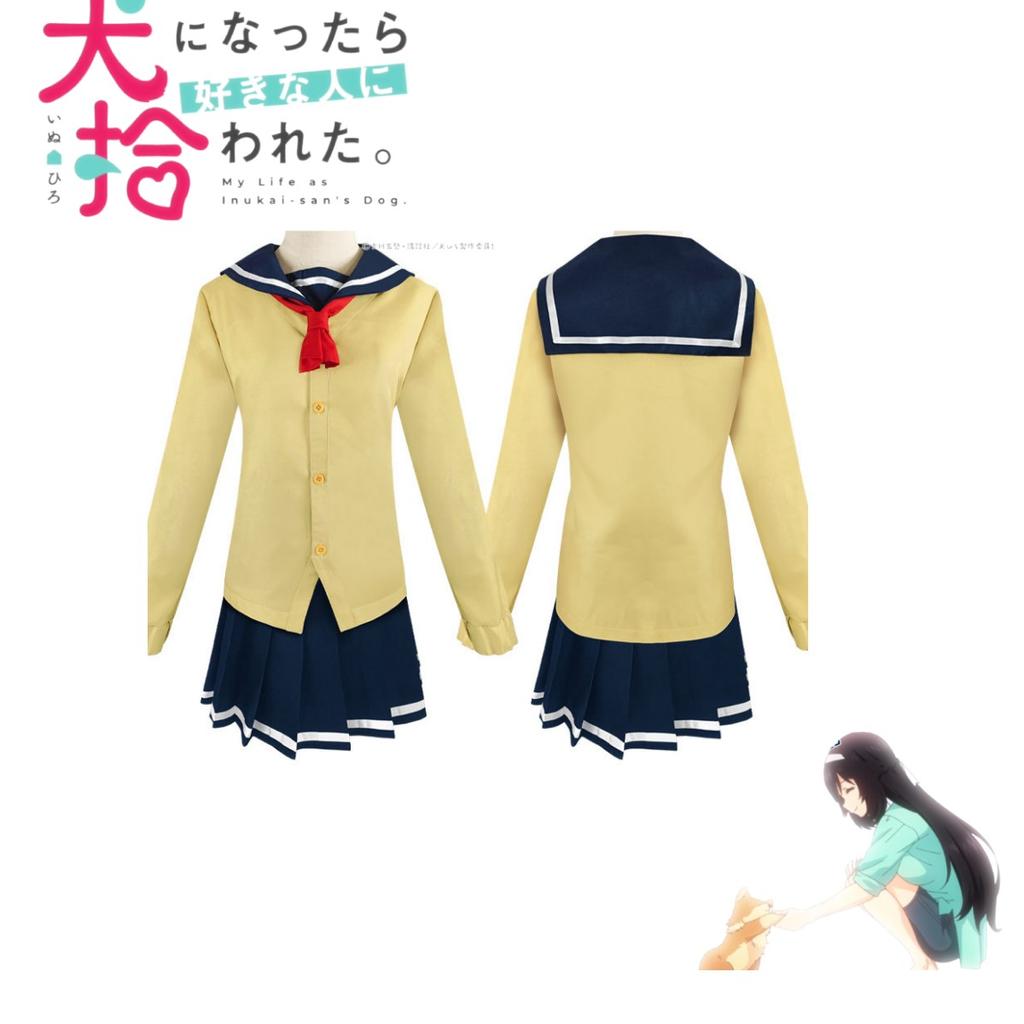 As My Life Inukaisans Dog Cosplay Costume Dress Uniform Set Halloween Party