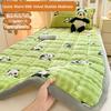 1pc Soft Milk Velvet Bubble Fleece Mattress Designed for Winte Ideal for Students&Seasonal Use Warm Plush Quilted Mattress Cover