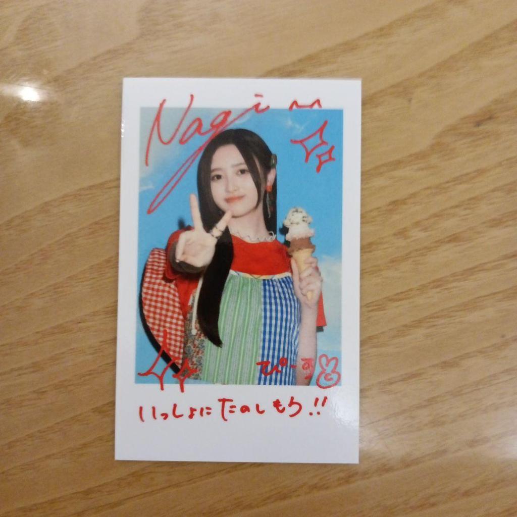 [USED] Nogizaka46 Inoue Kazu Midsummer National Tour Kagawa Nogi Cafe Polaroid-style sticker!
