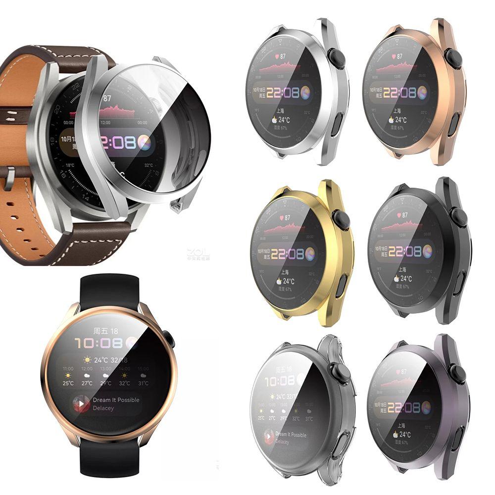 

New Full Coverage Bumper 46MM 48MM Case Cover TPU Protective Screen Protector