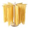 1set Wooden Pasta Drying Rack Rotating Noodle Dryer Stand with Hanging Arms PapayaWhip 420x25.5mm