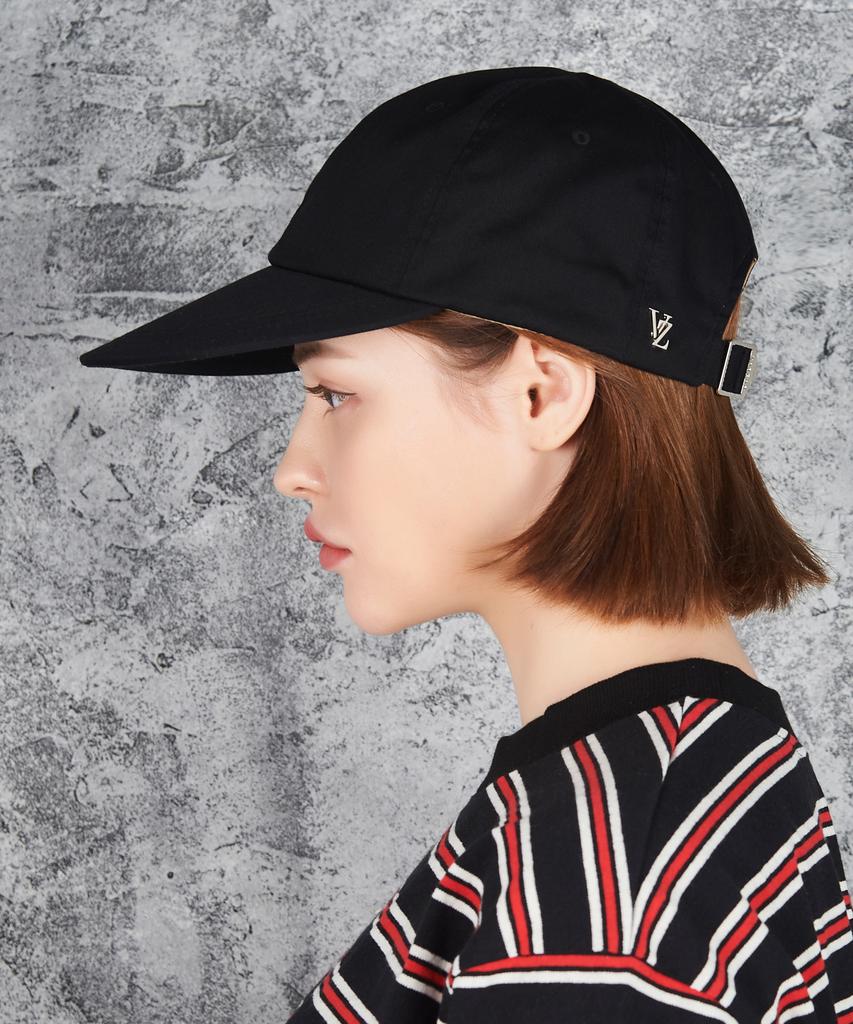 Bajal Ordinary Oversized Cotton Ball Cap Black