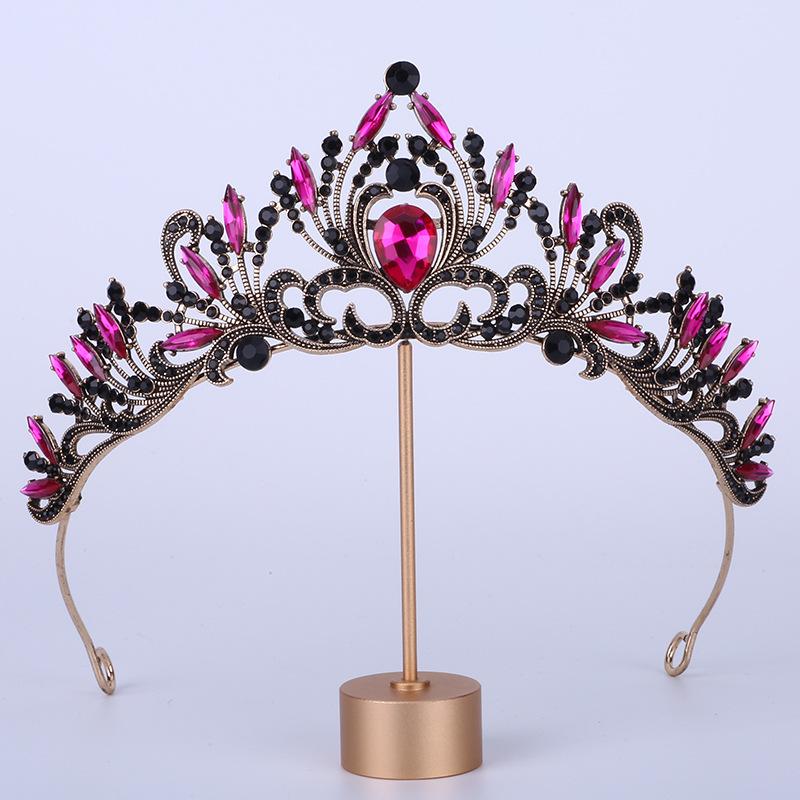 Bride Crown Headdress Birthday Wedding Hairband Jewelry Queen Wedding Alloy Hair Accessory Crown