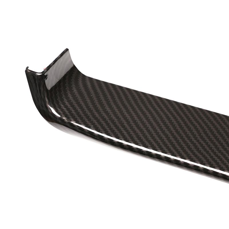 LHD Car Styling Carbon Fiber Texture Steering Wheel Dashboard Display Panel Cover Frame Trim For BMW 5 Series F10 2011 -