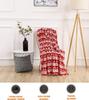 Christmas Blanket Red Reindeer Pattern Fleece Throw Holiday Decor Soft Cozy Winter Warmth Gift for Christmas Home Decoration