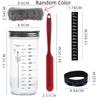 Reusable Sourdough Starter Jar Kit Heat Resistant Sour Dough Starter Culture Jars  Caviar