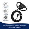 D-Form, weicher Ohrbügel, 3,5-mm-Stecker, einseitiger Headset-Kopfhörer für Laptop-PC