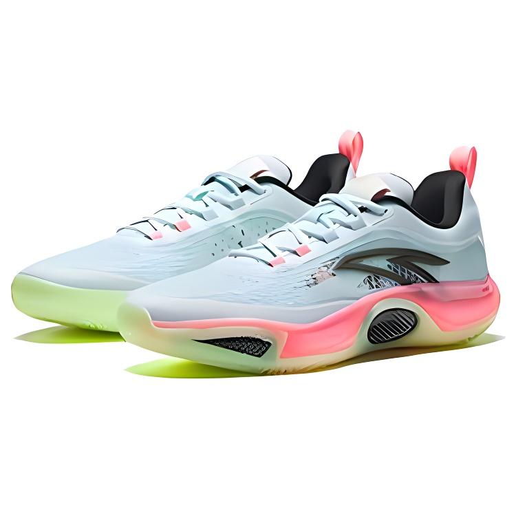 Anta Fong Mang 2 Shock Absorption Wear Resistant Anti Roll Low Top Nitrogen Technology Midfoot TPU Basketball Shoes Men Basketball Shoes 112531604Q-2