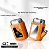 2in1 Mini Electric Shaver Digital Display Portable Rotary Razor Smart Nose Hair Clipper  Travel Use