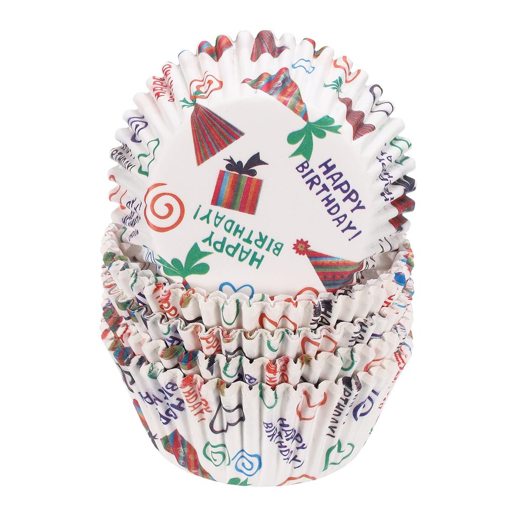 100/200/300pcs Cupcake Liners Cupcake Cups Standard Size Muffins Liners Papers Baking Cup Wrappers Greaseproof for Party Wedding