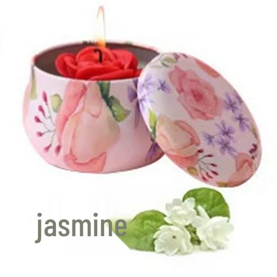 Tin Can Soy Wax Scented Candle Gift Set with Plant Essential Oils for Long-Lasting Indoor Fragrance