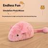 Interactive Plush Mouse Cat Toy With Night Fluorescence Simulation Mouse Cat Self Entertainment Indoor Pet Cat Toy