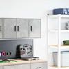 VidaXL Wall-mounted Garage Cabinet Concrete Grey Engineered Wood 860613