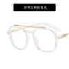 1Pcs New Blue Light Blocking Fashion High-End Glasses Men Optical Clear Glasses Black Square Frame Eyeglasses Anti-Radiation