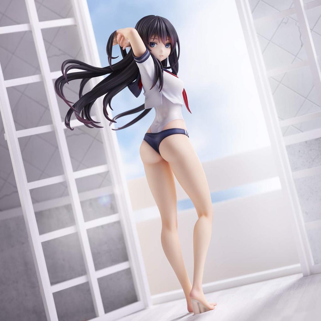 Union Creative Coffee Kizoku Illustration "Shiramine Rika-chan" Non-scale PVC & ABS Painted Complete Figure