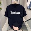 Women Men Cotton T Shirt Round Neck Short Sleeve Print Casual T-shirts