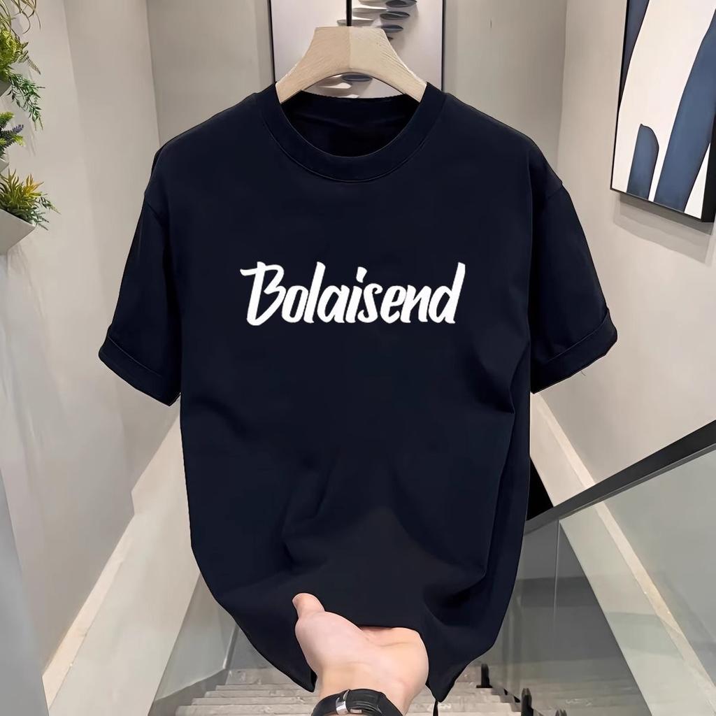 Women Men Cotton T Shirt Round Neck Short Sleeve Print Casual T-shirts