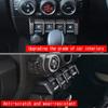 L/RHD FOR SUZUKI Jimny Nomade 5/SIERRA 3 2025 ABS front Window Lift Button Switch Cover Glass control panle Interior accessories