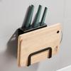 Drill-Free Wall-Mounted Kitchen Pot Lid & Chopping Board Holder