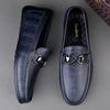 Leisure Walk Loafers Men Genuine Leather Handmade Slip On Flats Luxury Brand Casual Driving Shoe New Man Moccasins Walking Shoes