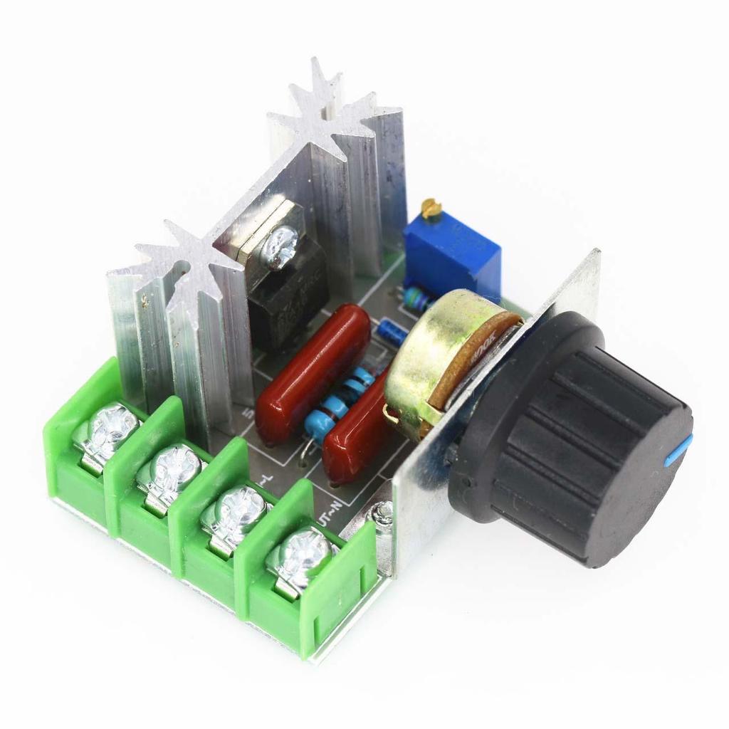 2000W Yüksek Güçlü Tristör Voltaj Regülatörü: Karartma, Hız ve Sıcaklık Kontrolü, Yüksek Güvenilirlik