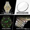 Man Wristwatch Luminous Hollow Tourbillon Stainless Steel Clock Mechanical Automatic Men's Watch