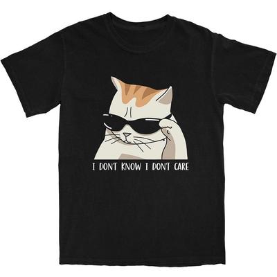 Dont Know Dont Care Funny Cat Shirt •Cat Meme Shirt •Cat Lover Gift •Silly Cats Shirt •Silly Kitten Tshirt •Cute Kitten Tee Cat Mom Dad Gift