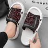 Fashion Summer Mens Slippers EVA Soft-soled Slides Sandals Indoor Outdoor Walking Beach Shoes Flip Flops Unisex Slippers Women Sandals