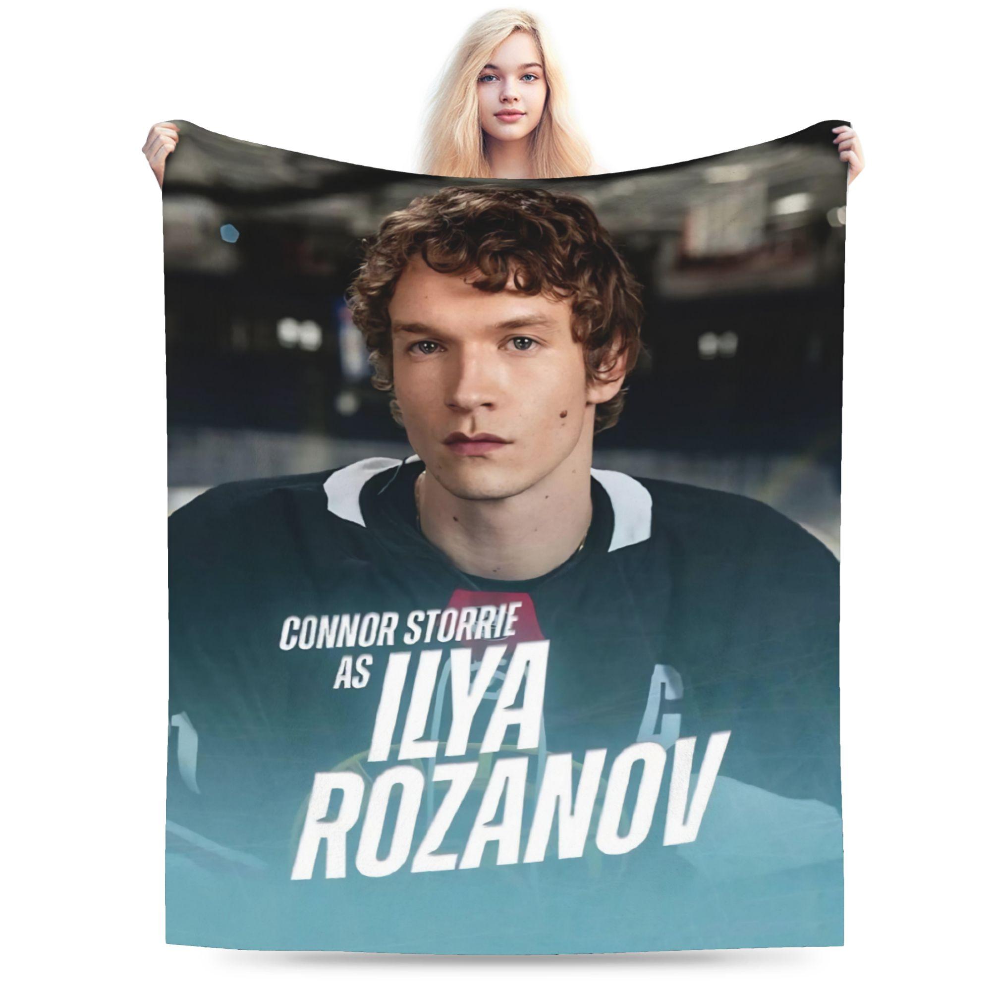 

Heated Rivalry Blanket Warm Cozy Fluffy Hollander and Ilya Rozanov Throw Blankets for Couch 50x60 Multi-size Plush Thin Quilt 75x90cm