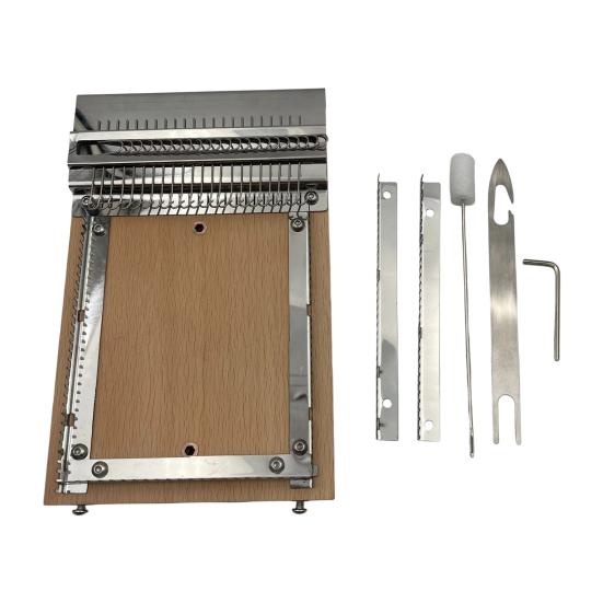 

Kids Weaving Loom Beginner Weaving Loom Hand Weaving Mini Loom for Children Craft Projects Tapestry Scarf Coaster Making