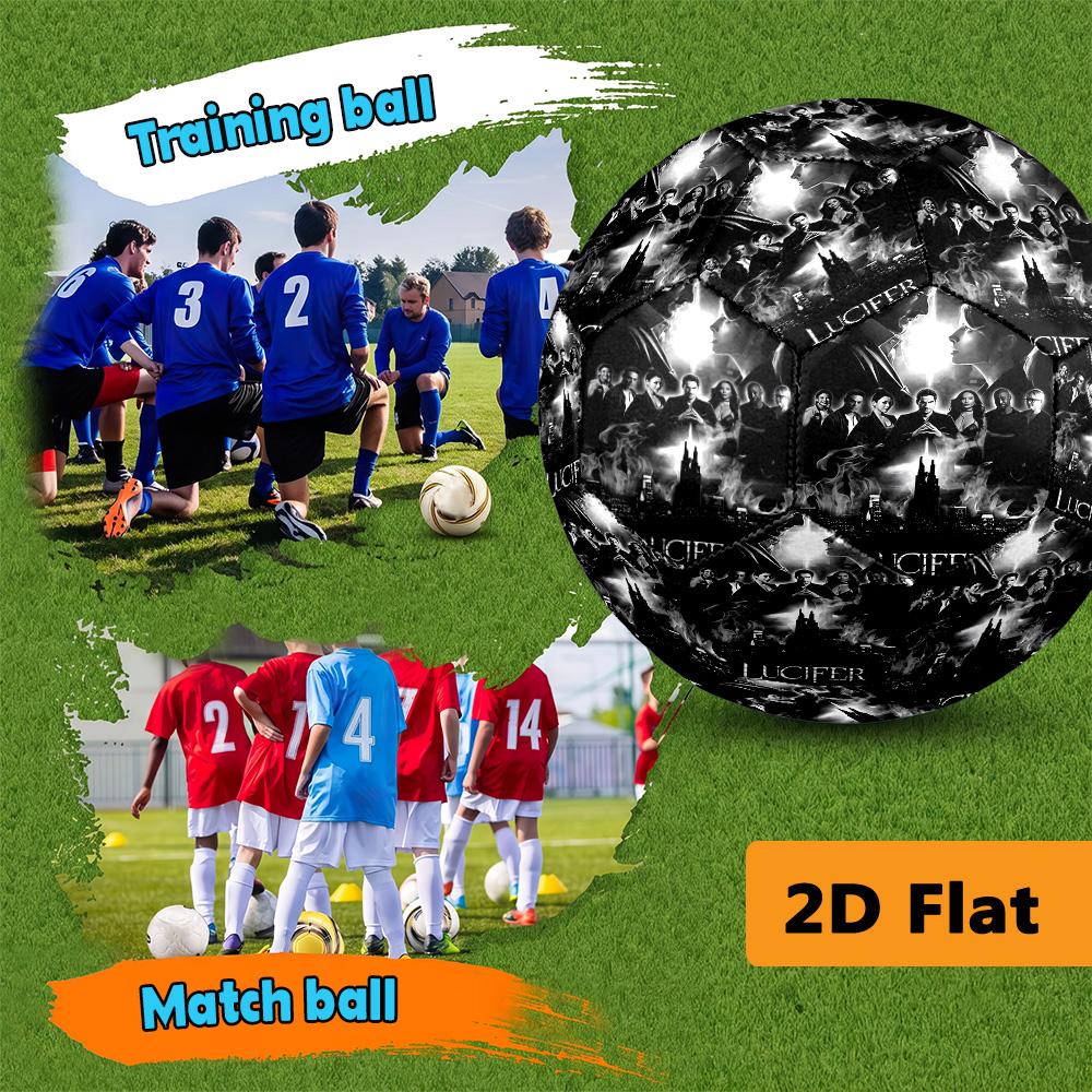 Fiery Romance City Soccer Ball Suitable for both training and competition High elasticity No. 5 football Wear-resistant and slip-resistant