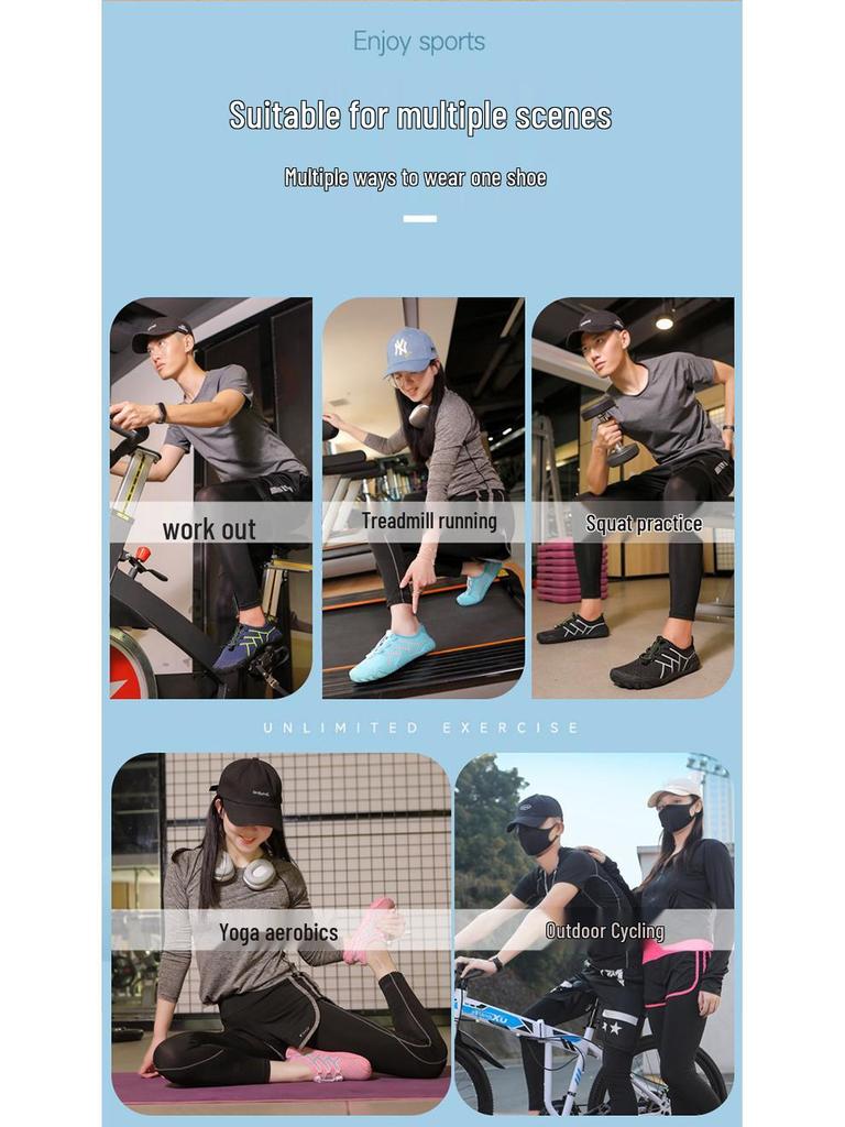 Unisex Outdoor Sports Shoes & Socks: Swim, Hike, Cycle, Yoga, Fitness, Beach, Casual Soft Sole