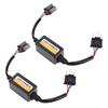 2pcs H4 LED CANbus Decoder DC 9 to 16V Plug and Play Anti Flickering LED Headlight Resistor Decoder