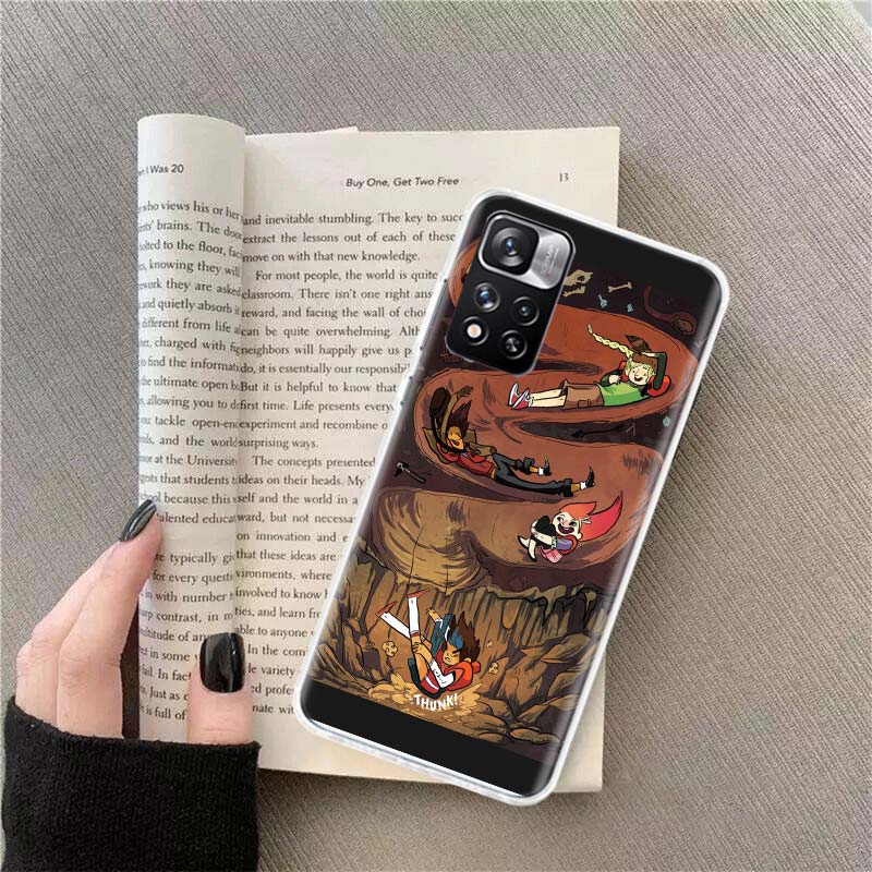 L-Lumberjanes Phone Case For Redmi Note 13 12 Pro Plus 14 15 Pro 5G 11 11T 11E 11S 10 Pro 10S 9 9S Cover Cell Clear TPU Capa Cas