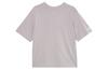 Nike Sportswear Classics Drop Shoulder Sleeve T Shirt Women's Gray Purple FQ6601-019