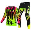 Motokrosová sada pro děti 4 5 6 7 8 9 10 11 12 13 let Mladé dítě Motocykl chlapec dívka Dres Sady kalhot závodní kombinéza Off-road Enduro MX MTB