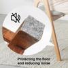 Pack of 8 Self-Adhesive Felt Gliders Chair Felt Gliders 2.5mm Thick for Furniture Felt Gliders for Chairs Table Beds