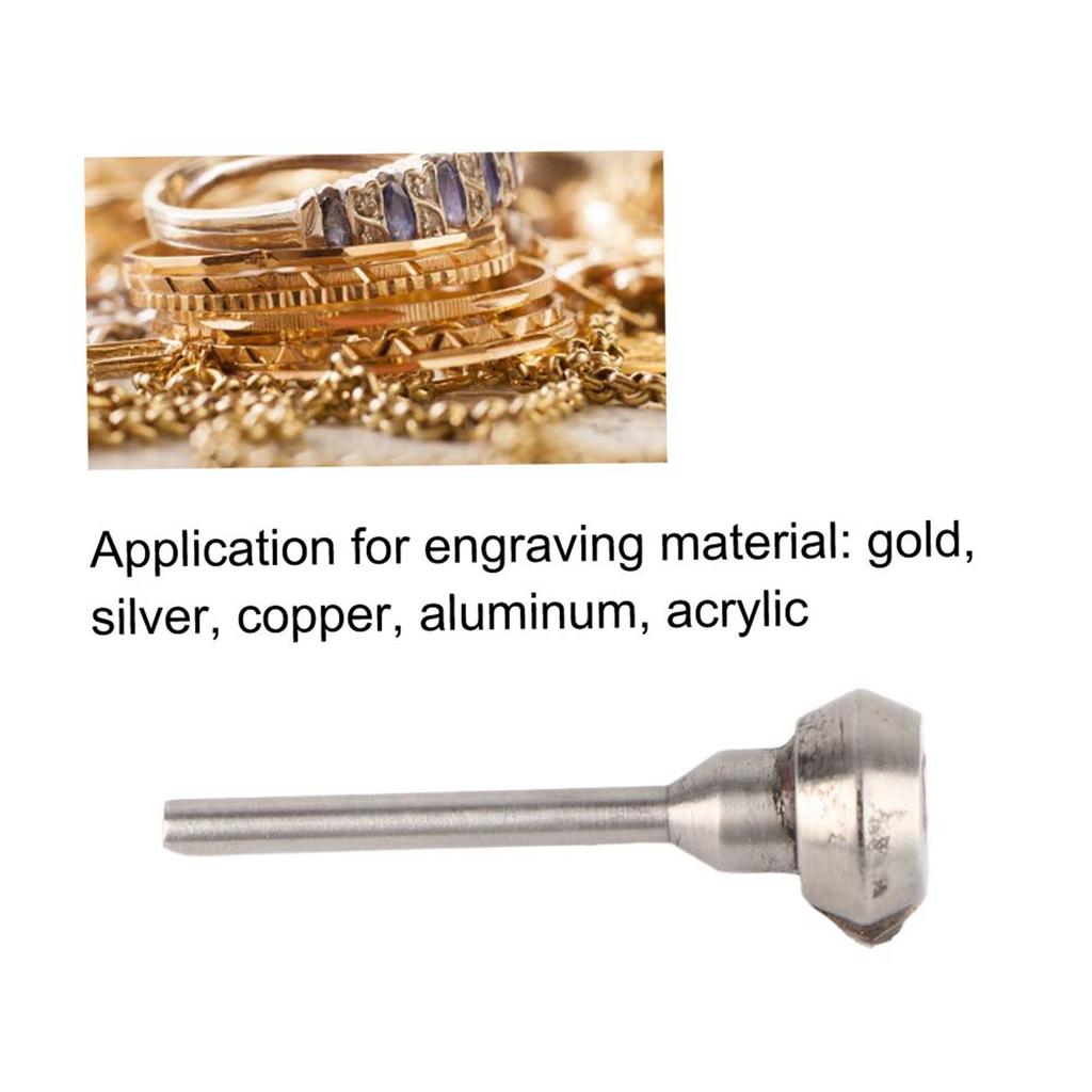 Diamantschliff Schwungradschaft Schmuck Schneiden Gravieren Herstellung Zubehör (130 Grad)