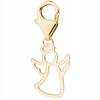 Gold Pendant Hanging with Angel Guardian Angel Wings Heaven Silver 925