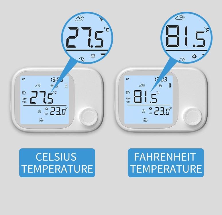 Wireless WiFi Thermostat for Tuya For Smart Home Supports For RF433 Compatible with For Alexa Temperature Control
