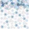 380 Pcs Winter Wonderland Baby Shower Snowflake Confetti, Toddler Its Cold Outside Paper Table Confetti Baby Shower Decorations for