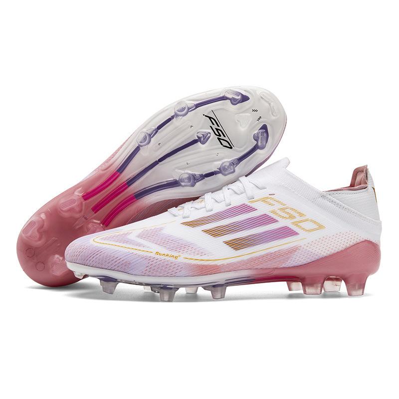 נעלי כדורגל פוטיאן לגברים, נמוכות, לתלמידי תיכון, עם שרוכים ארוכים, למשחק על דשא מלאכותי, נעלי אימון כדורגל