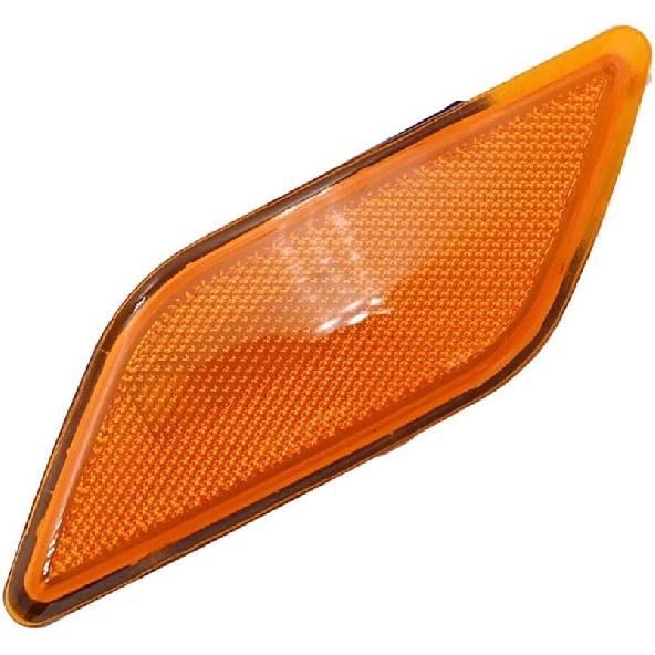 Riloer Side Marker Corner Light Lens Cover Front Left, Front Fender Amber Lens Housing, Compatible with Mercedes-Benz E350 E550 E63 Amg 2010-2013,