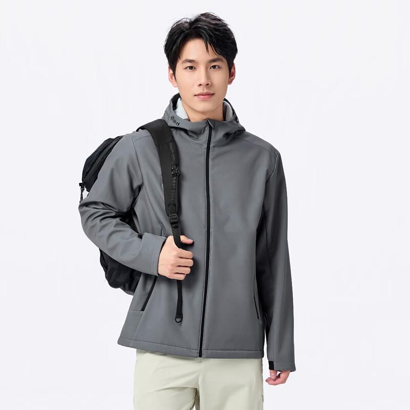 FengXun Unisex Waterproof Four-Way Stretch Outdoor Hooded Jacket