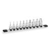 (TONE) Hexagon Socket Set (with Holder) HHB310, 9.5mm (3/8") Drive, 10 Pieces