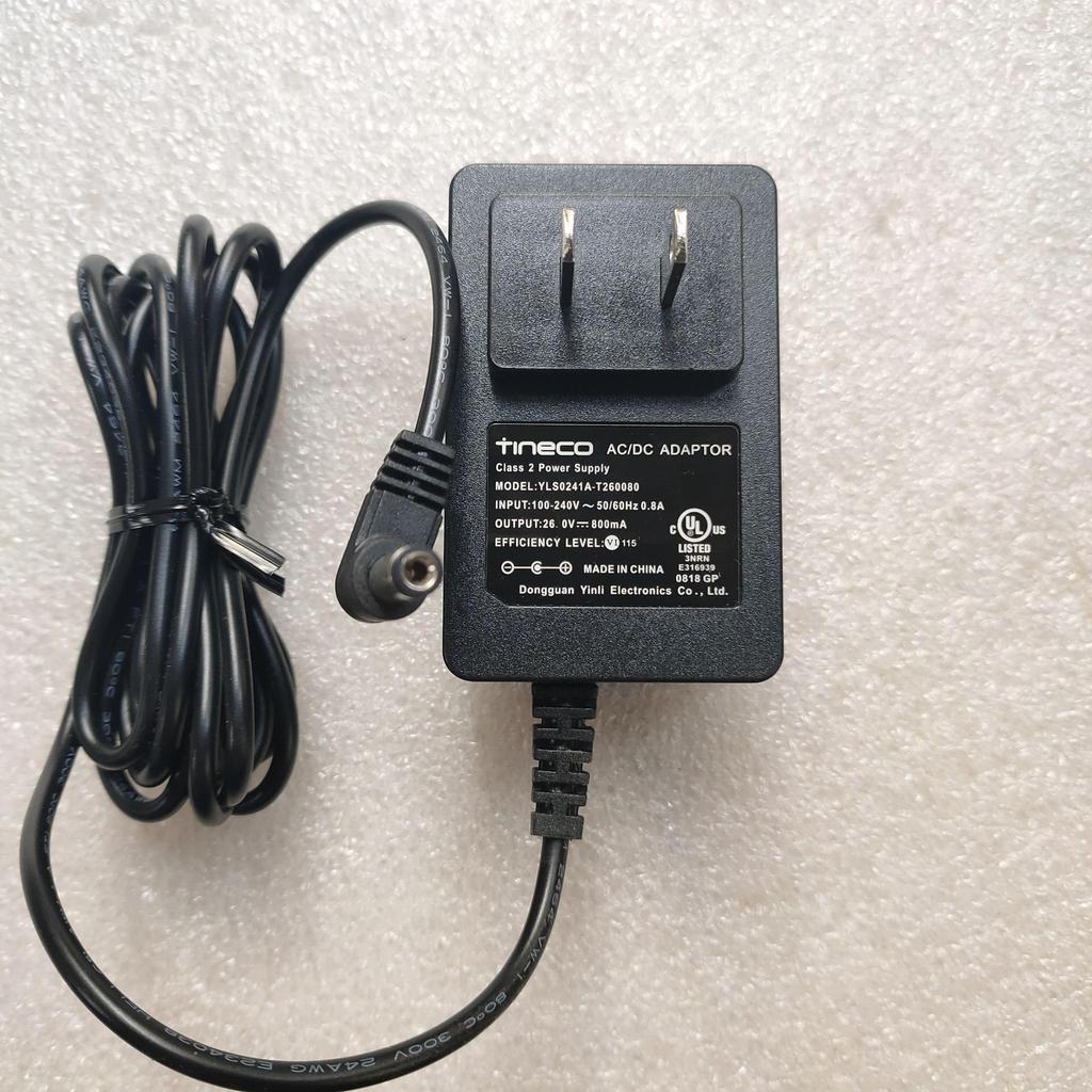 Original Tineco 26V, 0.8A Vacuum Cleaner Charger (Model S030-1B260080HC)