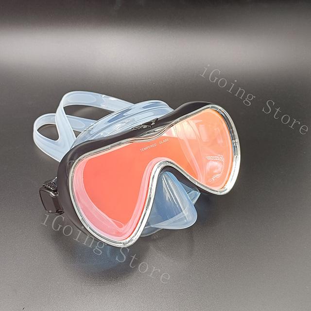 Professional Scuba Diving Mask and Snorkels Anti-Fog Goggles Glasses Diving Swimming Easy Breath Tube Swimming Equipment Best