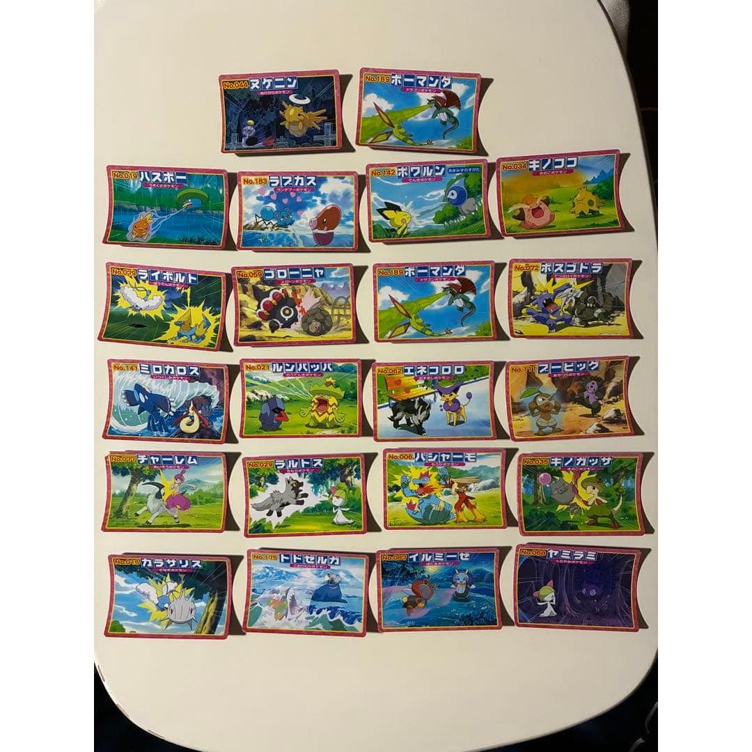 Used Pokemon Carddass 22 pieces set