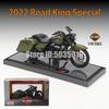 Maisto 1:18 Harley-Davidson Motorcycle 2022 Road King 2022 Fat Bob 114 Alloy Motorcycle Model Toy Car Collection